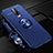 Ultra-thin Silicone Gel Soft Case Cover with Magnetic Finger Ring Stand for Xiaomi Redmi K30i 5G Blue