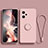 Ultra-thin Silicone Gel Soft Case Cover with Magnetic Finger Ring Stand for Xiaomi Redmi Note 12 5G