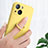 Ultra-thin Silicone Gel Soft Case Cover with Magnetic Finger Ring Stand G02 for Apple iPhone 14