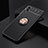 Ultra-thin Silicone Gel Soft Case Cover with Magnetic Finger Ring Stand JM1 for Samsung Galaxy A02