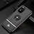 Ultra-thin Silicone Gel Soft Case Cover with Magnetic Finger Ring Stand JM1 for Xiaomi Mi 11i 5G Black