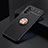 Ultra-thin Silicone Gel Soft Case Cover with Magnetic Finger Ring Stand JM2 for Oppo A16s