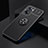 Ultra-thin Silicone Gel Soft Case Cover with Magnetic Finger Ring Stand JM2 for Oppo A77 4G