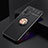 Ultra-thin Silicone Gel Soft Case Cover with Magnetic Finger Ring Stand JM2 for Oppo A94 5G