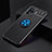 Ultra-thin Silicone Gel Soft Case Cover with Magnetic Finger Ring Stand JM2 for Oppo F19 Pro