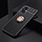 Ultra-thin Silicone Gel Soft Case Cover with Magnetic Finger Ring Stand JM2 for Oppo F21 Pro 5G