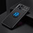 Ultra-thin Silicone Gel Soft Case Cover with Magnetic Finger Ring Stand JM2 for Oppo Find X3 Pro 5G