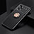 Ultra-thin Silicone Gel Soft Case Cover with Magnetic Finger Ring Stand JM2 for Oppo K10 Pro 5G