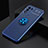 Ultra-thin Silicone Gel Soft Case Cover with Magnetic Finger Ring Stand JM2 for Oppo K9S 5G