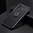 Ultra-thin Silicone Gel Soft Case Cover with Magnetic Finger Ring Stand JM2 for Realme 9 SE 5G