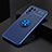 Ultra-thin Silicone Gel Soft Case Cover with Magnetic Finger Ring Stand JM2 for Realme 9 SE 5G