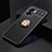 Ultra-thin Silicone Gel Soft Case Cover with Magnetic Finger Ring Stand JM2 for Realme Narzo 50 5G