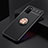 Ultra-thin Silicone Gel Soft Case Cover with Magnetic Finger Ring Stand JM2 for Samsung Galaxy A02s