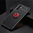 Ultra-thin Silicone Gel Soft Case Cover with Magnetic Finger Ring Stand JM2 for Samsung Galaxy A05s