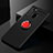 Ultra-thin Silicone Gel Soft Case Cover with Magnetic Finger Ring Stand JM2 for Samsung Galaxy A21