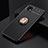 Ultra-thin Silicone Gel Soft Case Cover with Magnetic Finger Ring Stand JM2 for Samsung Galaxy A22 5G