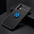 Ultra-thin Silicone Gel Soft Case Cover with Magnetic Finger Ring Stand JM2 for Samsung Galaxy A23 4G