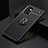 Ultra-thin Silicone Gel Soft Case Cover with Magnetic Finger Ring Stand JM2 for Samsung Galaxy A52s 5G