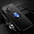 Ultra-thin Silicone Gel Soft Case Cover with Magnetic Finger Ring Stand JM3 for Oppo A76