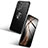 Ultra-thin Silicone Gel Soft Case Cover with Magnetic Finger Ring Stand JM3 for Samsung Galaxy M32 5G