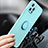 Ultra-thin Silicone Gel Soft Case Cover with Magnetic Finger Ring Stand N01 for Apple iPhone 12 Pro Max