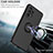 Ultra-thin Silicone Gel Soft Case Cover with Magnetic Finger Ring Stand QW1 for Samsung Galaxy A73 5G