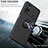 Ultra-thin Silicone Gel Soft Case Cover with Magnetic Finger Ring Stand QW1 for Xiaomi Redmi Note 11E Pro 5G