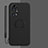 Ultra-thin Silicone Gel Soft Case Cover with Magnetic Finger Ring Stand S01 for Huawei P50 Black