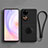 Ultra-thin Silicone Gel Soft Case Cover with Magnetic Finger Ring Stand S01 for Huawei P50 Pocket