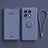 Ultra-thin Silicone Gel Soft Case Cover with Magnetic Finger Ring Stand S01 for OnePlus 10 Pro 5G