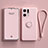 Ultra-thin Silicone Gel Soft Case Cover with Magnetic Finger Ring Stand S01 for Oppo Find X5 Pro 5G