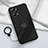 Ultra-thin Silicone Gel Soft Case Cover with Magnetic Finger Ring Stand S01 for Oppo K10 Pro 5G