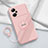 Ultra-thin Silicone Gel Soft Case Cover with Magnetic Finger Ring Stand S01 for Oppo K10 Pro 5G