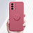 Ultra-thin Silicone Gel Soft Case Cover with Magnetic Finger Ring Stand S01 for Oppo K9 5G