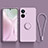 Ultra-thin Silicone Gel Soft Case Cover with Magnetic Finger Ring Stand S01 for Realme 10 Pro+ Plus 5G