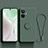 Ultra-thin Silicone Gel Soft Case Cover with Magnetic Finger Ring Stand S01 for Realme 10 Pro+ Plus 5G Midnight Green