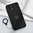 Ultra-thin Silicone Gel Soft Case Cover with Magnetic Finger Ring Stand S01 for Realme GT Neo 3T 5G