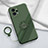 Ultra-thin Silicone Gel Soft Case Cover with Magnetic Finger Ring Stand S01 for Realme GT Neo 3T 5G