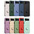 Ultra-thin Silicone Gel Soft Case Cover with Magnetic Finger Ring Stand S01 for Samsung Galaxy Z Flip3 5G