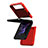 Ultra-thin Silicone Gel Soft Case Cover with Magnetic Finger Ring Stand S01 for Samsung Galaxy Z Flip3 5G