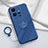 Ultra-thin Silicone Gel Soft Case Cover with Magnetic Finger Ring Stand S01 for Vivo iQOO 11 5G