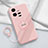 Ultra-thin Silicone Gel Soft Case Cover with Magnetic Finger Ring Stand S01 for Vivo iQOO 11 5G