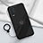 Ultra-thin Silicone Gel Soft Case Cover with Magnetic Finger Ring Stand S01 for Vivo iQOO Neo7 5G