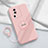 Ultra-thin Silicone Gel Soft Case Cover with Magnetic Finger Ring Stand S01 for Vivo iQOO Neo7 5G