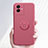 Ultra-thin Silicone Gel Soft Case Cover with Magnetic Finger Ring Stand S01 for Vivo iQOO Z6x