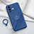 Ultra-thin Silicone Gel Soft Case Cover with Magnetic Finger Ring Stand S01 for Vivo V25 Pro 5G