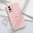 Ultra-thin Silicone Gel Soft Case Cover with Magnetic Finger Ring Stand S01 for Vivo X70 Pro 5G