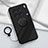 Ultra-thin Silicone Gel Soft Case Cover with Magnetic Finger Ring Stand S01 for Vivo X90 Pro 5G