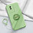 Ultra-thin Silicone Gel Soft Case Cover with Magnetic Finger Ring Stand S01 for Vivo Y02