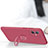 Ultra-thin Silicone Gel Soft Case Cover with Magnetic Finger Ring Stand S01 for Vivo Y30 5G